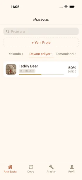 cromu app screenshot