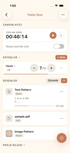 cromu el işi zamanlayıcı uygulaması: oturum takibi, sayaç başına zamanlayıcılar ve arka plan bildirimi