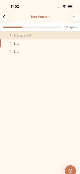 Visionneuse de patrons cromu avec suivi texte ligne par ligne et superposition de dessin